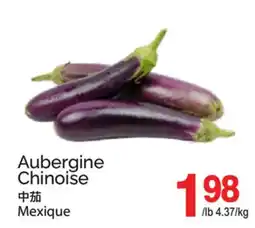 T&T Supermarket Aubergine Chinoise offer