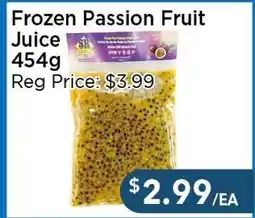Blue Sky Supermarket Frozen Passion Fruit Juice offer