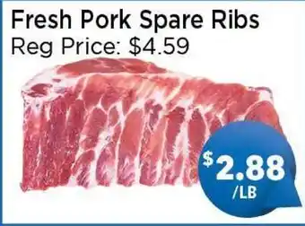 Blue Sky Supermarket Fresh Pork Spare Ribs offer