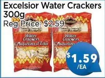 Blue Sky Supermarket Excelsior Water Crackers offer