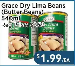 Blue Sky Supermarket Grace Dry Lima Beans (Butter Beans) offer