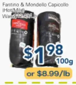 Oceans Fresh Food Market Fantino & Mondello Capicollo offer
