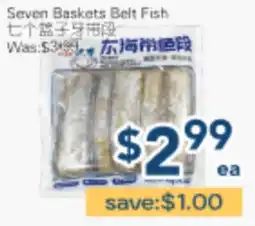 Oceans Fresh Food Market Seven Baskets Belt Fish offer