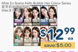 Oceans Fresh Food Market Mise En Scène Hello Bubble Hair Colour Series offer