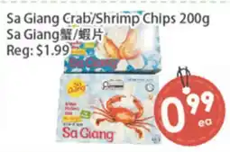 Fresh Palace Supermarket Sa Giang Crab/Shrimp Chips offer