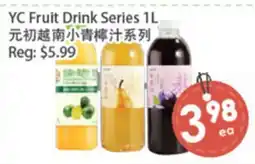 Fresh Palace Supermarket YC Fruit Drink Series offer