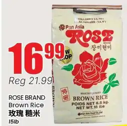 Terra Foodmart ROSE BRAND Brown Rice offer