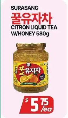 PAT Mart SURASANG CITRON LIQUID TEA W/HONEY offer
