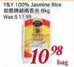 Tone Tai Supermarket Y&Y 100% Jasmine Rice offer