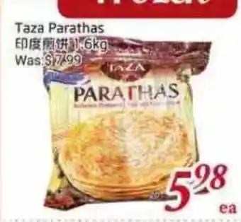 Tone Tai Supermarket Taza Parathas offer
