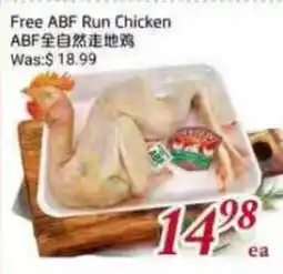 Tone Tai Supermarket Free ABF Run Chicken offer