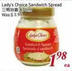 Tone Tai Supermarket Lady's Choice Sandwich Spread offer