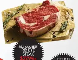 Fiesta Farms PEI, AAA BEEF RIB EYE STEAK offer