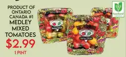 Fiesta Farms PRODUCT OF ONTARIO CANADA #1 MEDLEY MIXED TOMATOES offer