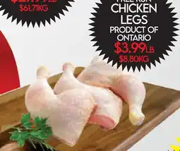 Fiesta Farms FREEDOM FARM FRESH FREE RUN CHICKEN LEGS offer