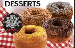 Fiesta Farms KING'S COFFEE CAKE offer