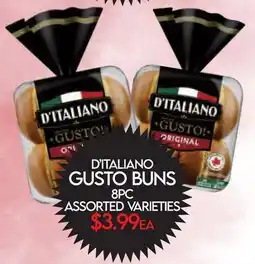 Fiesta Farms D'ITALIANO GUSTO BUNS offer