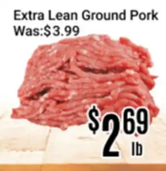 Nations Fresh Foods Extra Lean Ground Pork offer