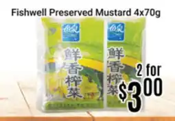 Nations Fresh Foods Fishwell Preserved Mustard offer
