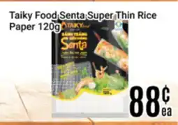 Nations Fresh Foods Taiky Food Senta Super Thin Rice Paper offer