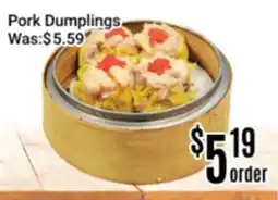 Nations Fresh Foods Pork Dumplings offer