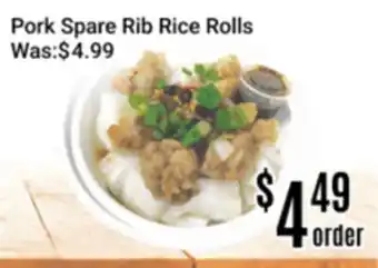 Nations Fresh Foods Pork Spare Rib Rice Rolls offer