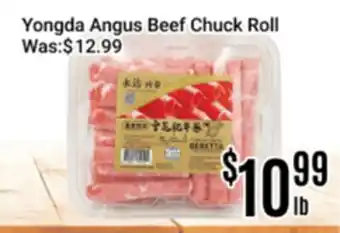 Nations Fresh Foods Yongda Angus Beef Chuck Roll offer