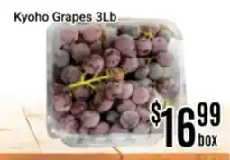 Nations Fresh Foods Kyoho Grapes offer