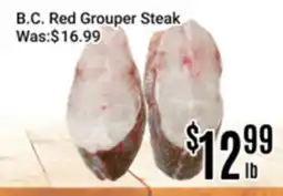 Nations Fresh Foods B.C. Red Grouper Steak offer