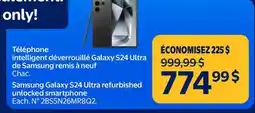 Walmart Samsung Galaxy S24 Ultra refurbished unlocked smartphone offer