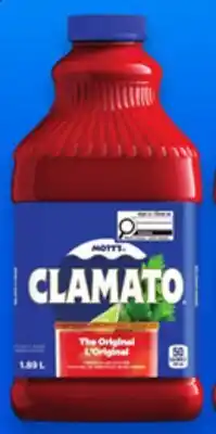 Walmart Mott's Clamato cocktail offer