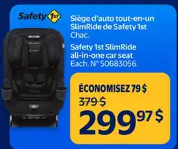 Walmart Safety 1st SlimRide all-in-one car seat offer