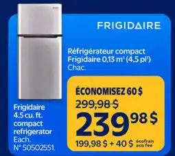 Walmart Frigidaire 4.5 cu. ft. Compact Refrigerator offer
