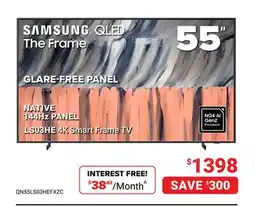 Visions Electronics 55 LS03HE 4K Smart Frame TV offer