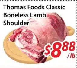 Bestco Food Mart Thomas Foods Classic Boneless Lamb Shoulder offer