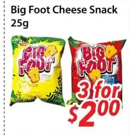 Bestco Food Mart Big Foot Cheese Snack offer