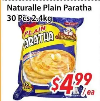Bestco Food Mart Naturalle Plain Paratha offer