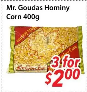Bestco Food Mart Mr. Goudas Hominy Corn offer