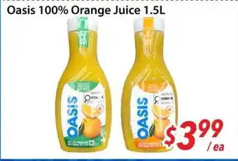 Bestco Food Mart Oasis 100% Orange Juice offer