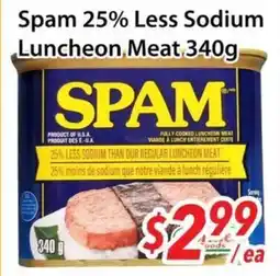 Bestco Food Mart Spam 25% Less Sodium Luncheon Meat offer