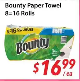 Bestco Food Mart BOUNTY PAPER TOWEL offer