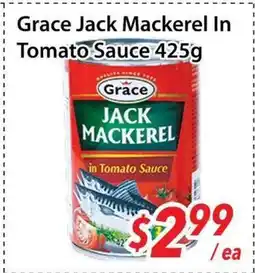 Bestco Food Mart Grace Jack Mackerel In Tomato Sauce offer