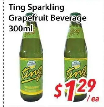 Bestco Food Mart Ting Sparkling Grapefruit Beverage offer