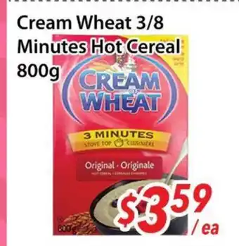 Bestco Food Mart Cream Wheat 3/8 Minutes Hot Cereal offer