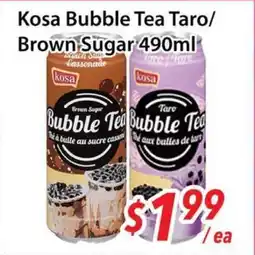 Bestco Food Mart Kosa Bubble Tea Taro/ Brown Sugar offer