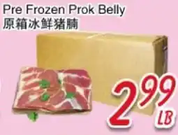 Foody Mart Pre Frozen Prok Belly offer