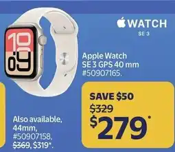 Walmart Watch apple watch SE 3 GPS 40 mm offer