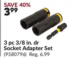 Princess Auto 3 pc 3/8 in. dr Socket Adapter Set offer