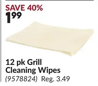 Princess Auto 12 pk Grill Cleaning Wipes offer