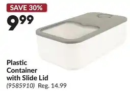 Princess Auto Plastic Container with Slide Lid offer